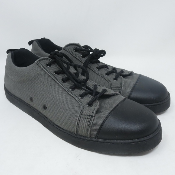 Woobies Tactical Mod-1 Cemento Gray Black Canvas Shoes Mens Size 13 USA Made - Picture 5 of 9